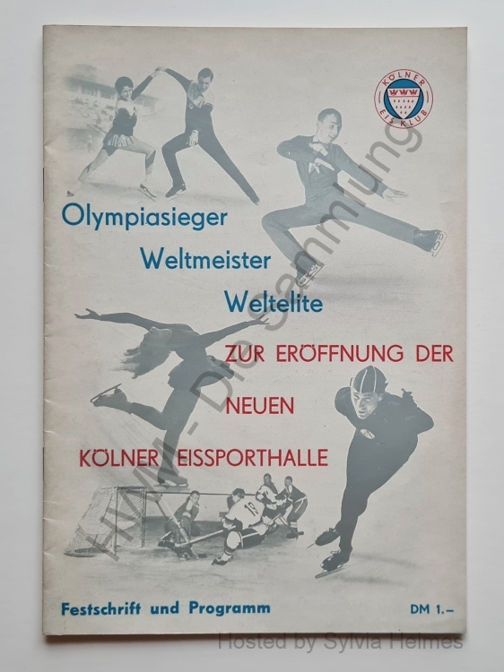 Olypmiasieger Weltmeister Weltelite zur Eröffnung der neuen Kölner Eissporthalle
