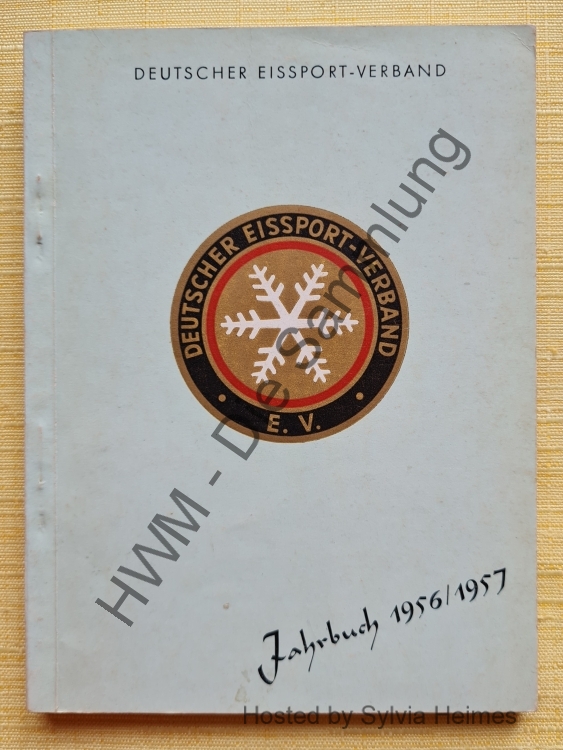 Deutscher Eissport Verband Jahrbuch 1956/1957