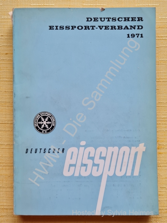 Deutscher Eissport Verband Jahrbuch 1971 / Deutscher Eissport