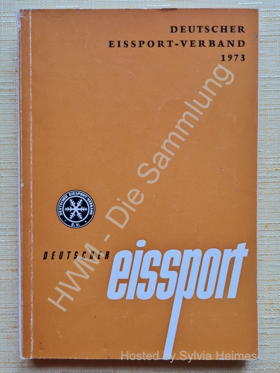 Deutscher Eissport Verband Jahrbuch 1973 / Deutscher Eissport