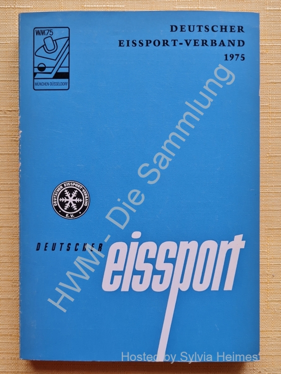 Deutscher Eissport Verband Jahrbuch 1975 / Deutscher Eissport