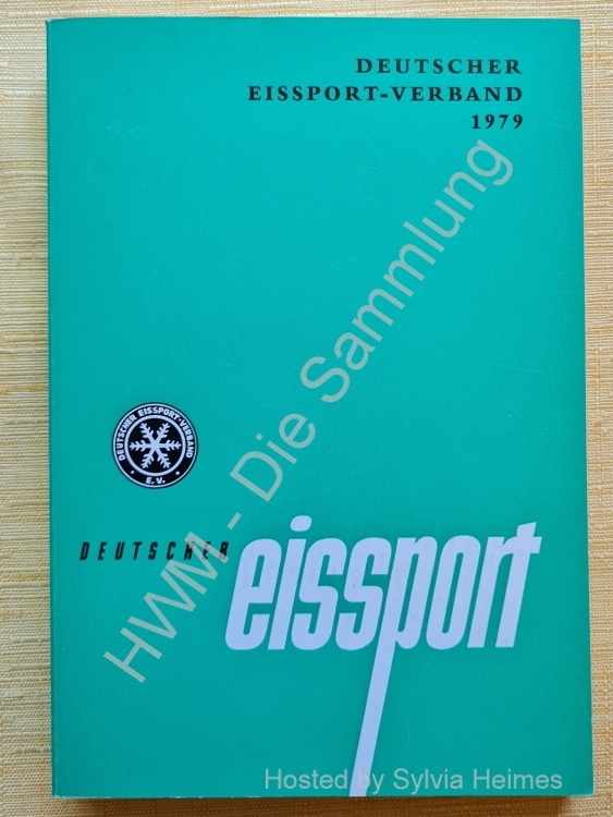 Deutscher Eissport Verband Jahrbuch 1979 / Deutscher Eissport