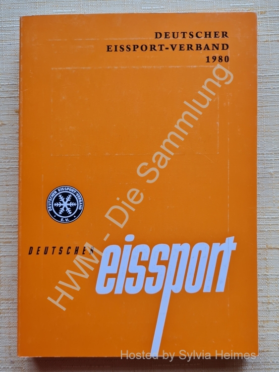 Deutscher Eissport Verband Jahrbuch 1980 / Deutscher Eissport