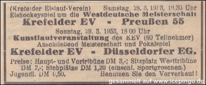 Veranstaltungshinweis aus der Zeitung.