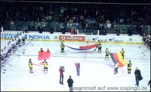 Nach langer Zeit endlich wieder ein Länderspiel in Krefeld : Deutschland gegen Kanada.