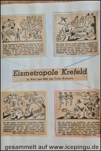 Karrikaturen von Fritz Kuhnen in der Zeitung.