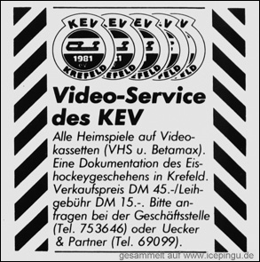 Der KEV Video-Service.