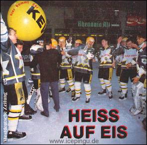 Nach dem Aufstieg - "Heiss auf Eis". 90/91