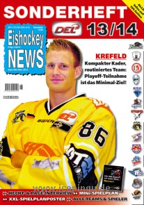 Eishockey News Sonderheft - Vorschau auf die DEL Saison 2013/14. Das Besondere: Eigenes Cover für jeden Verein. 13/14