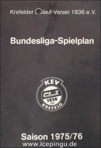 Saison 1975/76 - Heft in DIN A 6.