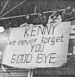 Der EdN verabschiedet Kenny Kuyzuk 1983.