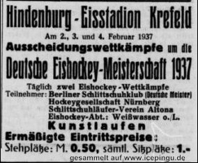 Anzeige "Niederrheinische Volkszeitung" vom 02.02.1937.