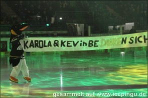 Saison 2015/16 KEVin und Karola bedanken sich. 