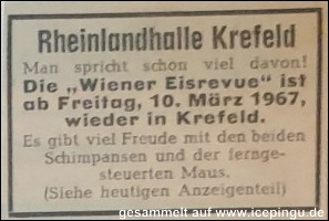 10.03.1957 Die Wiener Eisrevue zu Gast.