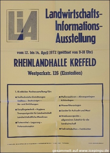 1972 Landwirtschafts-Informations-Ausstellung.