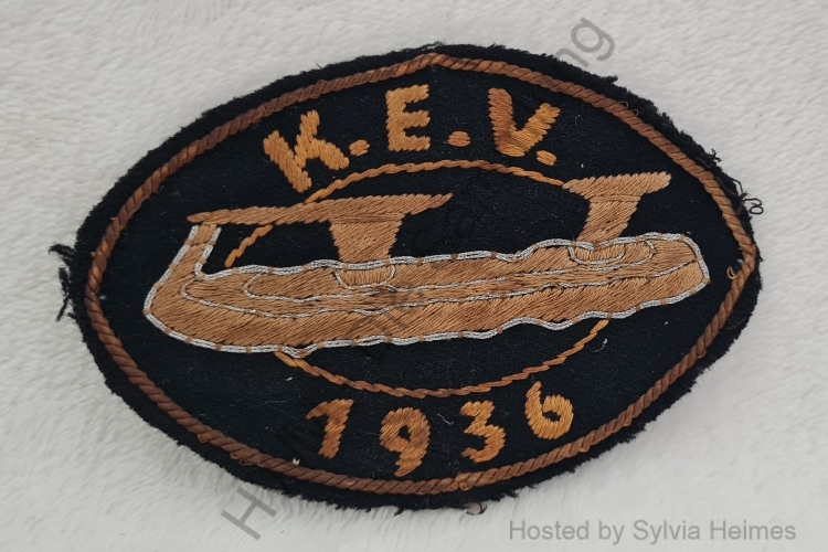 KEV 1936 Aufnäher oval