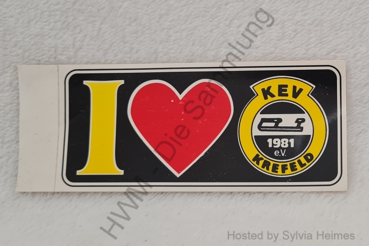 I love KEV ( 1981 ) Aufkleber