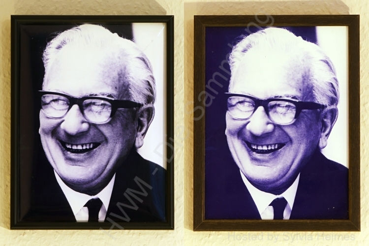 Willi Münstermann Portrait Foto im Ramen