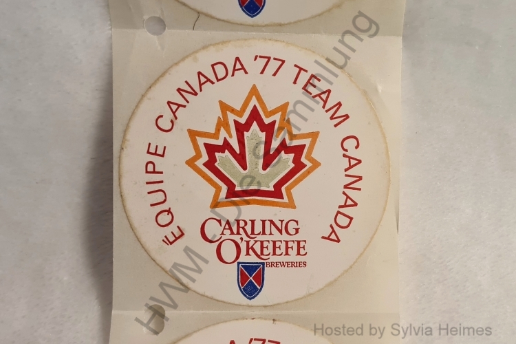 Equipe Canada '77 - Team Canada '77 Aufkleber