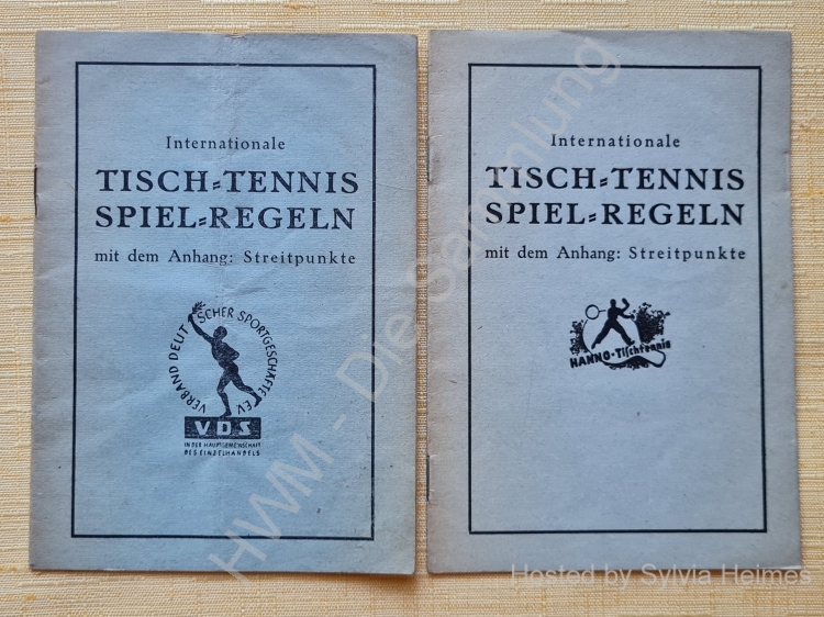 Internationale Tischtennis Spielregeln 