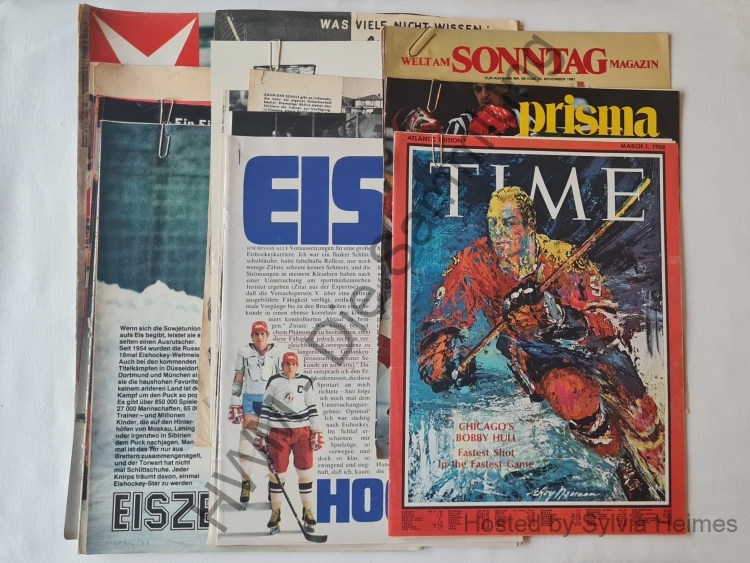 Konvolut Eishockey Berichte