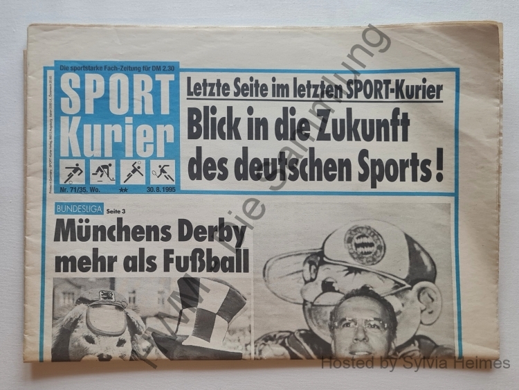 Sport Kurier Nr. 71 35 Woche 30.08.19995
